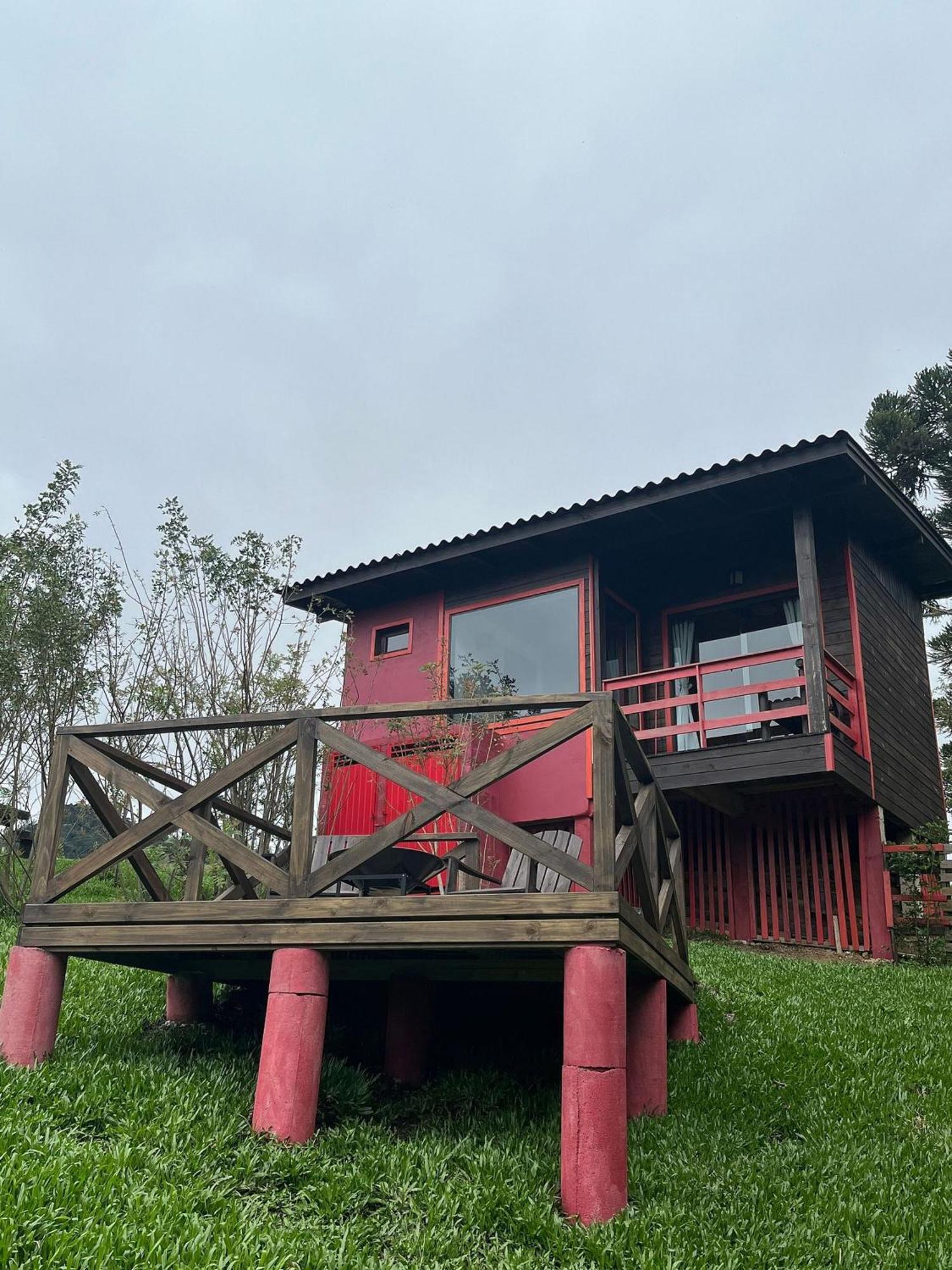 Chales Incriveis Com Banheira De Hidromassagem E Vista Encantadora อูรูบิซิ ภายนอก รูปภาพ