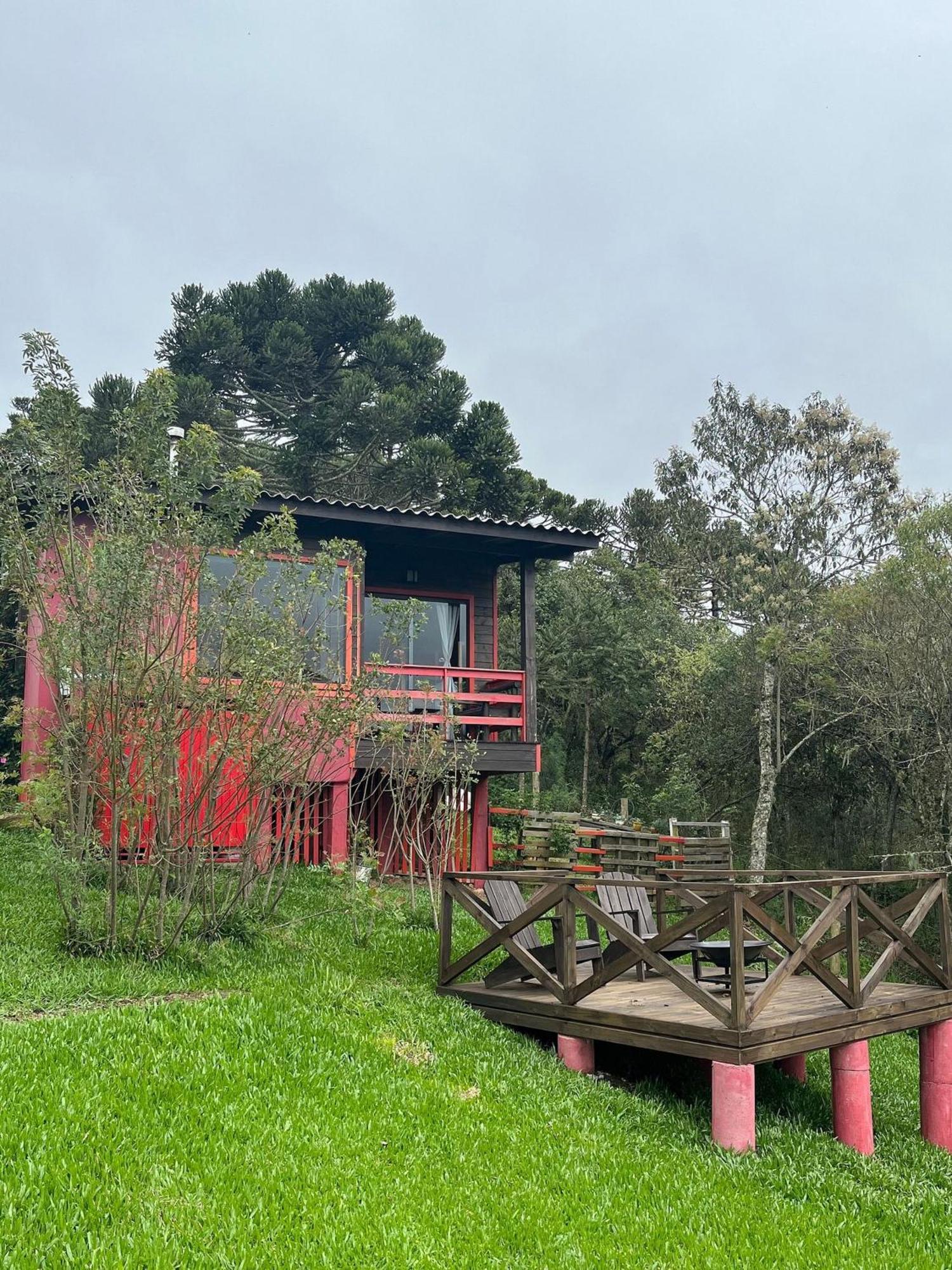 Chales Incriveis Com Banheira De Hidromassagem E Vista Encantadora อูรูบิซิ ภายนอก รูปภาพ